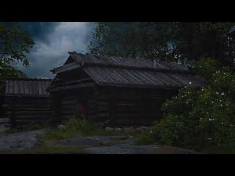 წვიმის და გრუხუნის ხმა ძველი სახლი ტყეში/Звуки дождя и грома на Старый Дом в Лесу(SS MUSIC TV)